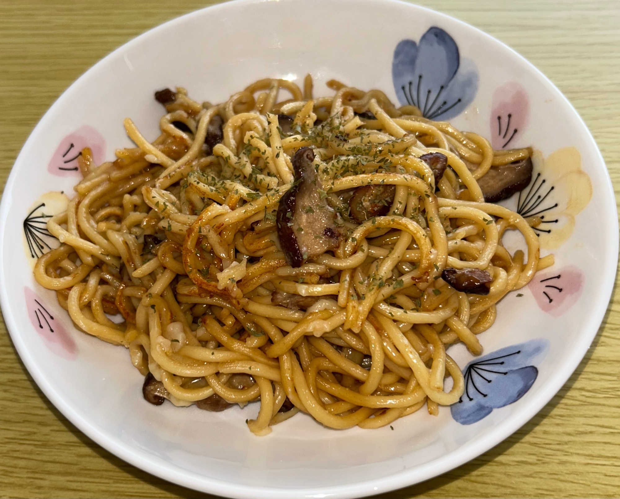 しいたけ焼きちゃんぽん♩