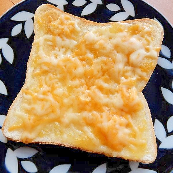 ５分！？バター&ママレード&チーズ❤おやつトースト