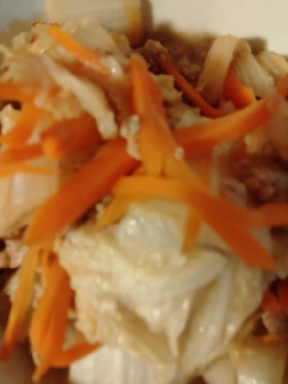 白菜と豚挽き肉の中華風旨煮
