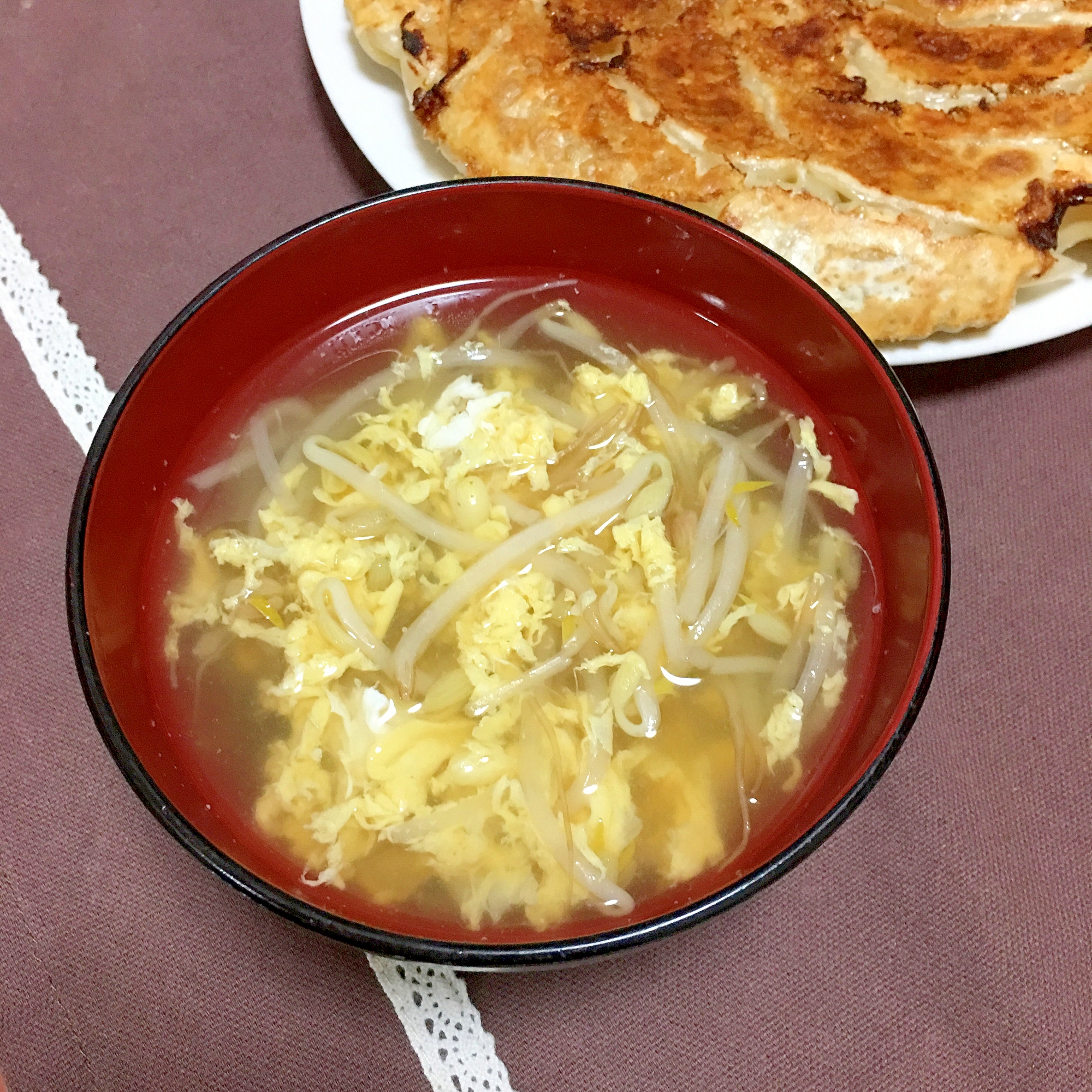 もやしだけの鶏ガラコンソメ卵スープ レシピ 作り方 By Kuuuma 楽天レシピ