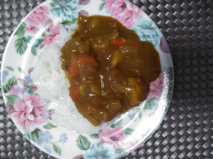 ランチにいただきました♪
炒めずふっくら
美味しいカレーが出来ました(*^^*)
ヘルシーありがとー(*^^*)