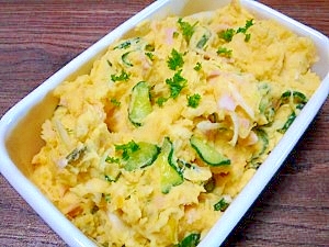 南瓜の煮物入り☆ポテトサラダ