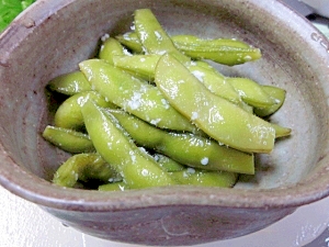 夏の浅漬け☆　お弁当にも「枝豆の塩麹漬」