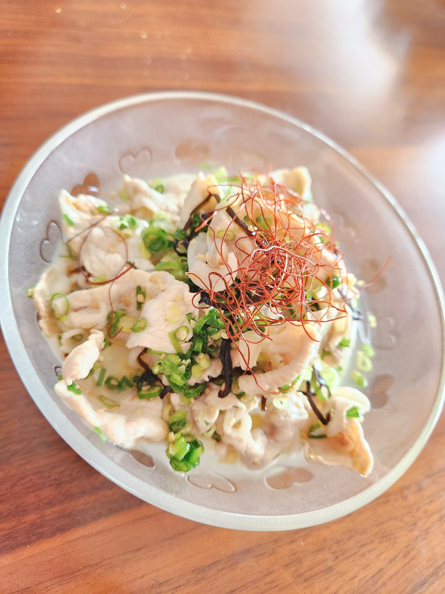 【主食】ネギ豚塩だしそうめん