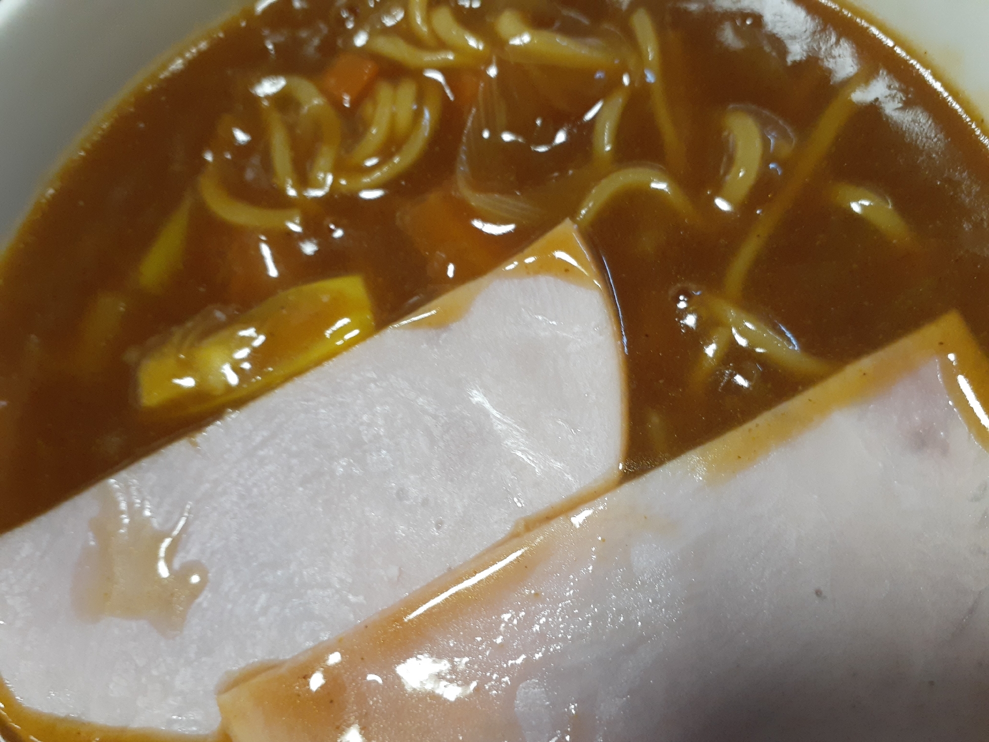 アレンジ 絶品インスタントカレーラーメン レシピ 作り方 By ねこ リス 楽天レシピ