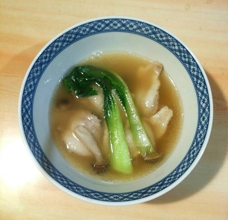 美味！豚とチンゲン菜のスープ