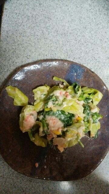 冬菜入りサラダ