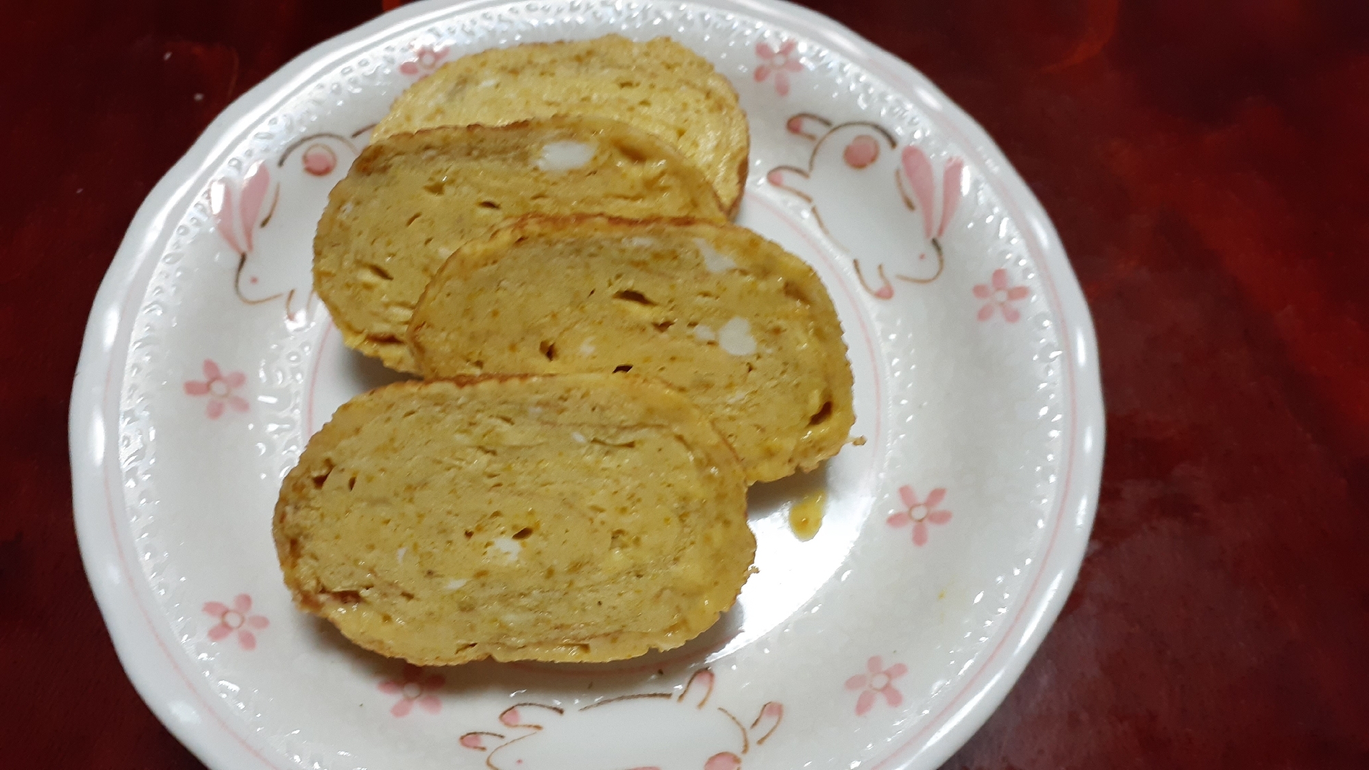 マヨ入りカレー風味卵焼き♪