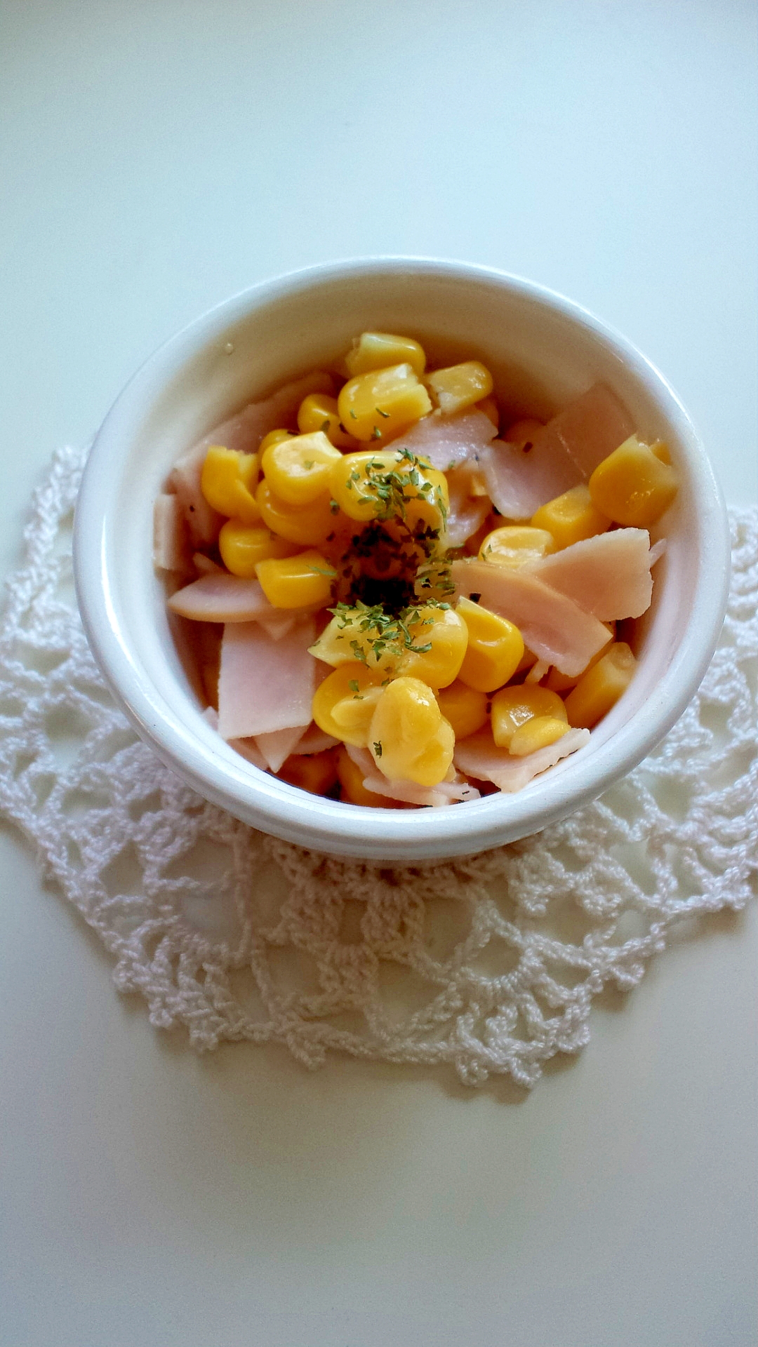 コーンとハムのマーガリン炒め 弁当おかず スープ レシピ 作り方 By Ramjetcity 楽天レシピ