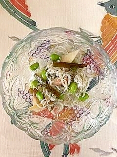 枝豆 しらす 茗荷 茎わかめ レシピ 作り方 By 2727椿 楽天レシピ 枝豆 しらす 茗荷 茎わかめ レシピ 作り方 By 2727椿 楽天レシピ