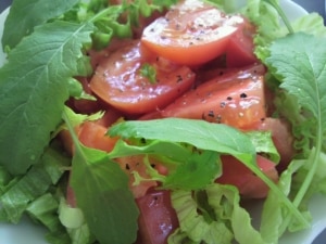 トマトサラダ かぶの若葉と レシピ・作り方 by ミスチバス8823 - 楽天