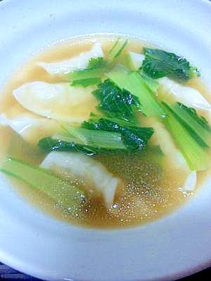 餃子☆小松菜スープ