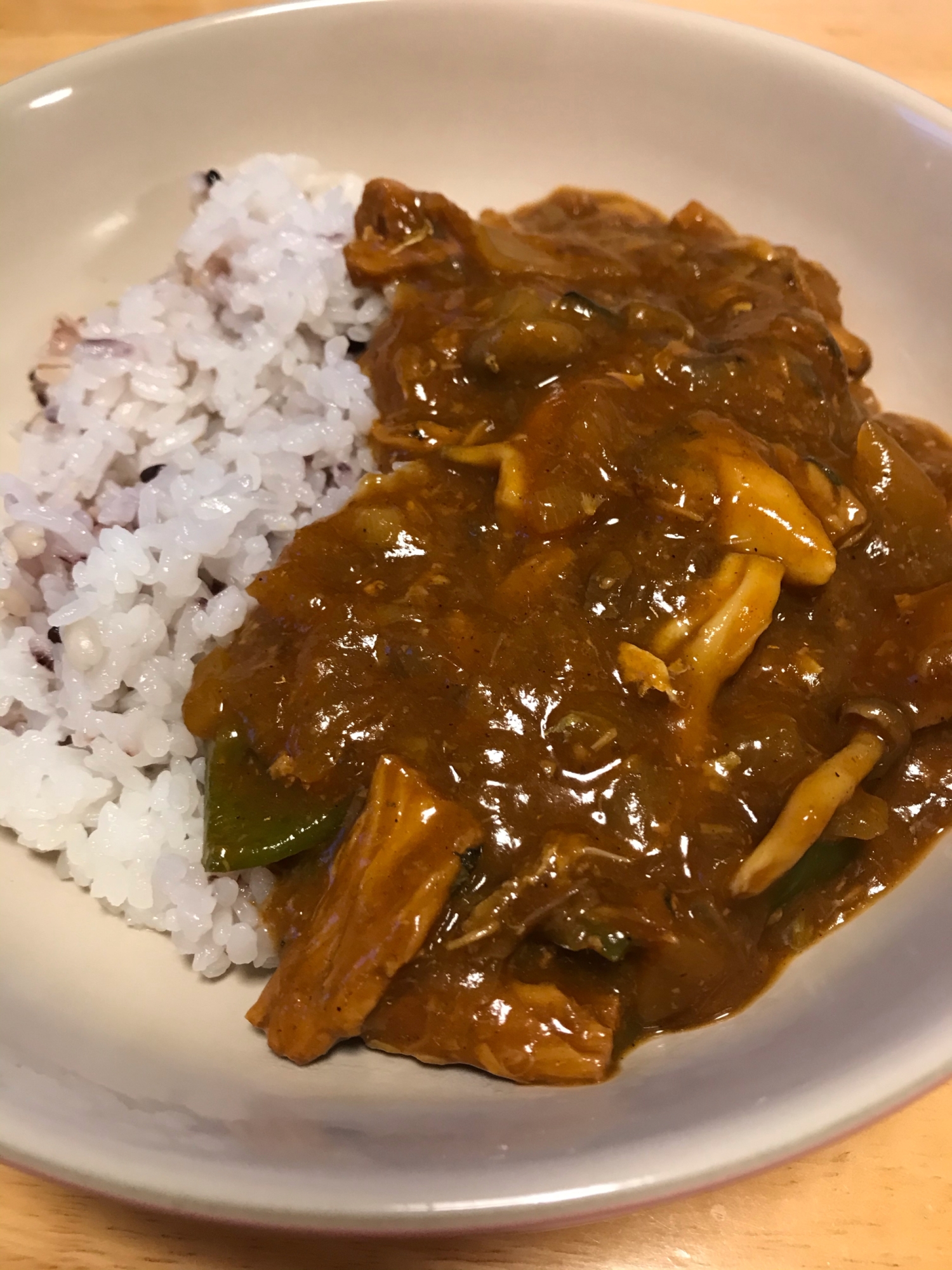 簡単サバ味噌カレー