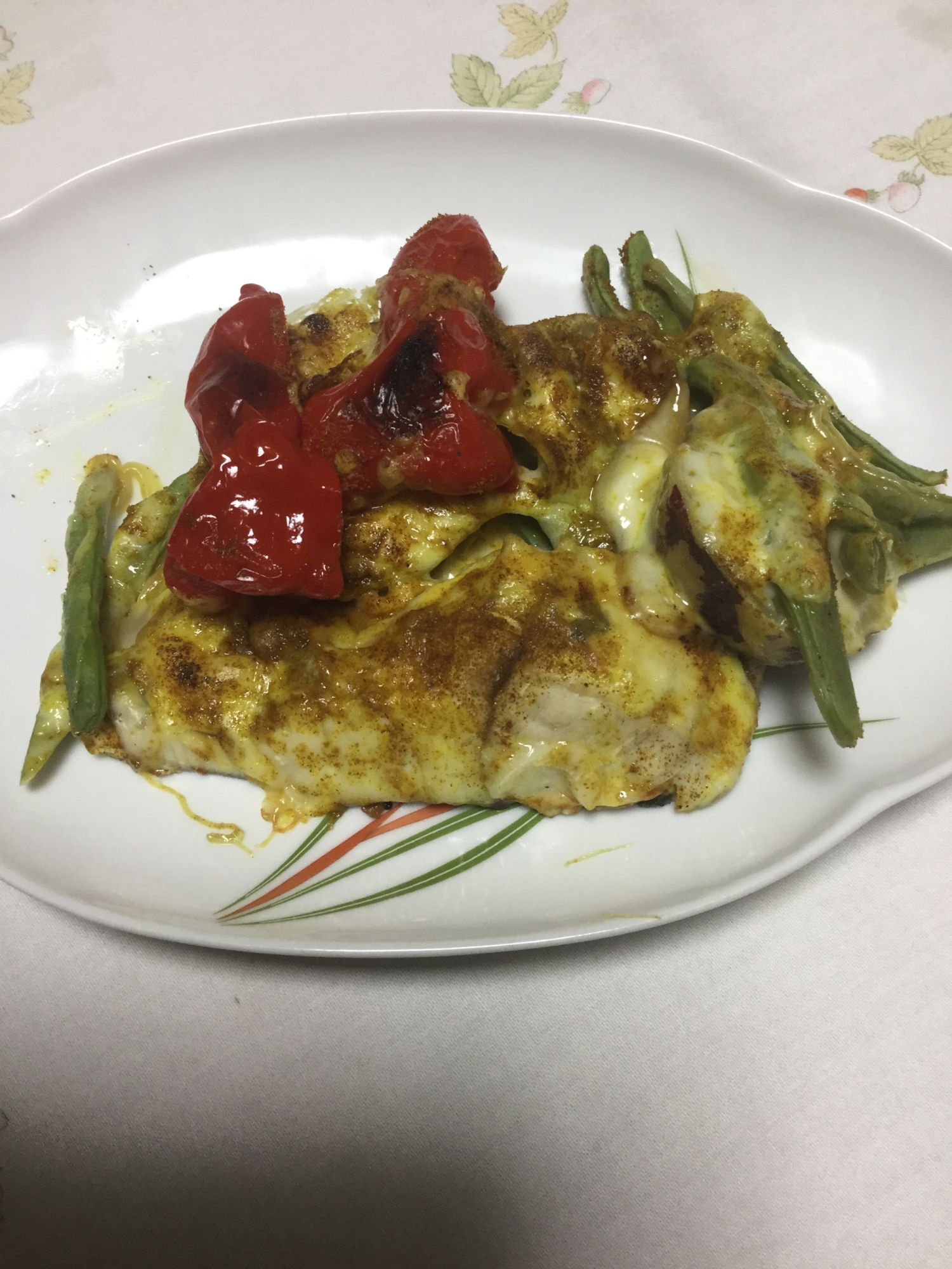 鰆のカレーチーズ焼き