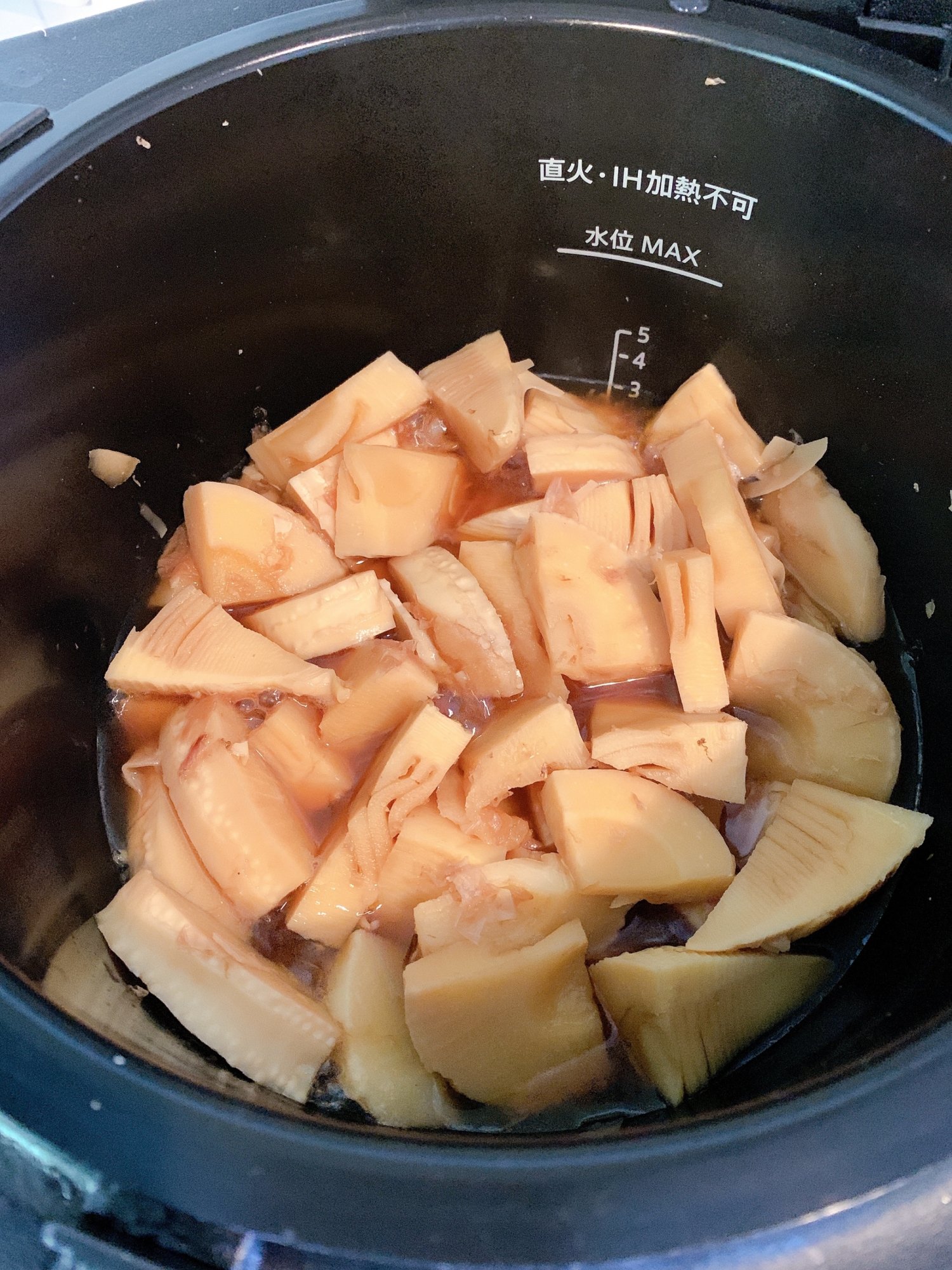 ホットクックで 【筍の煮物】