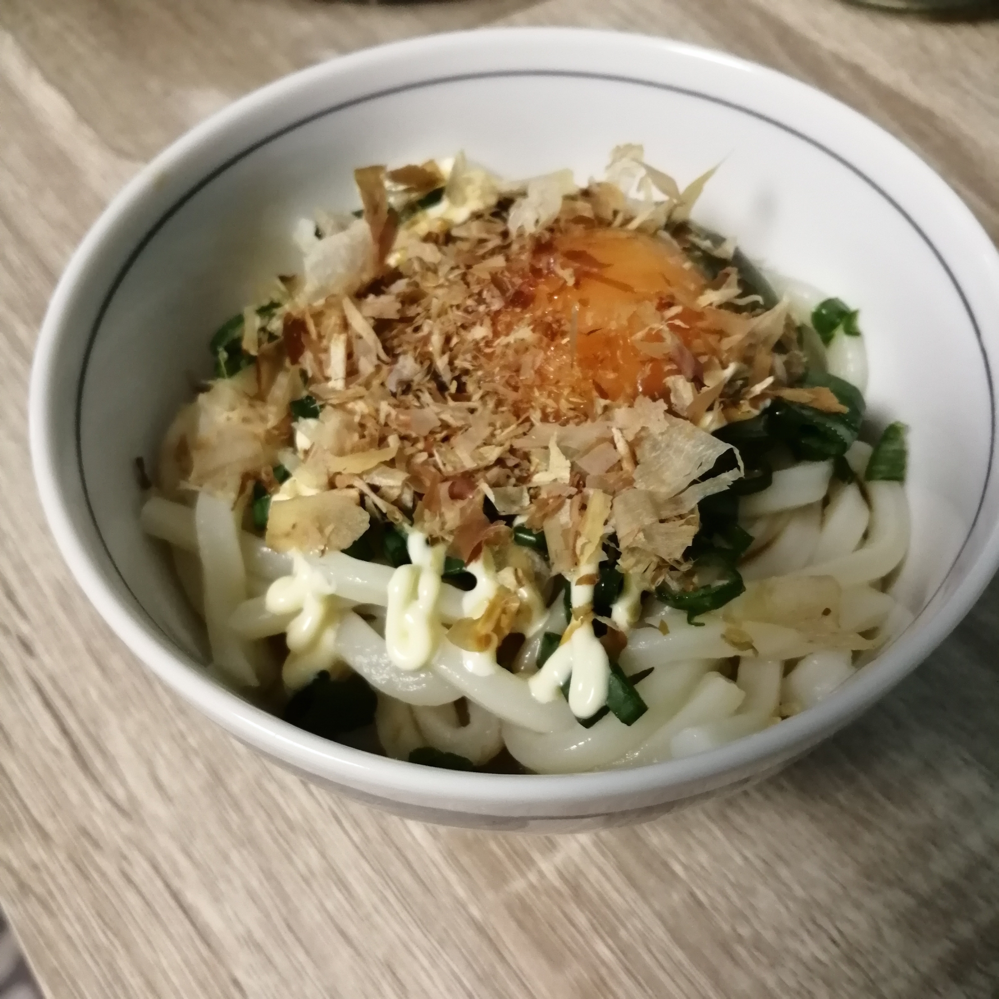 ネギポン酢マヨがけうどん