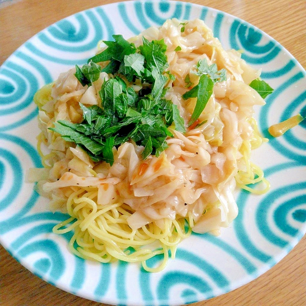 キャベツのあんかけ焼きそば