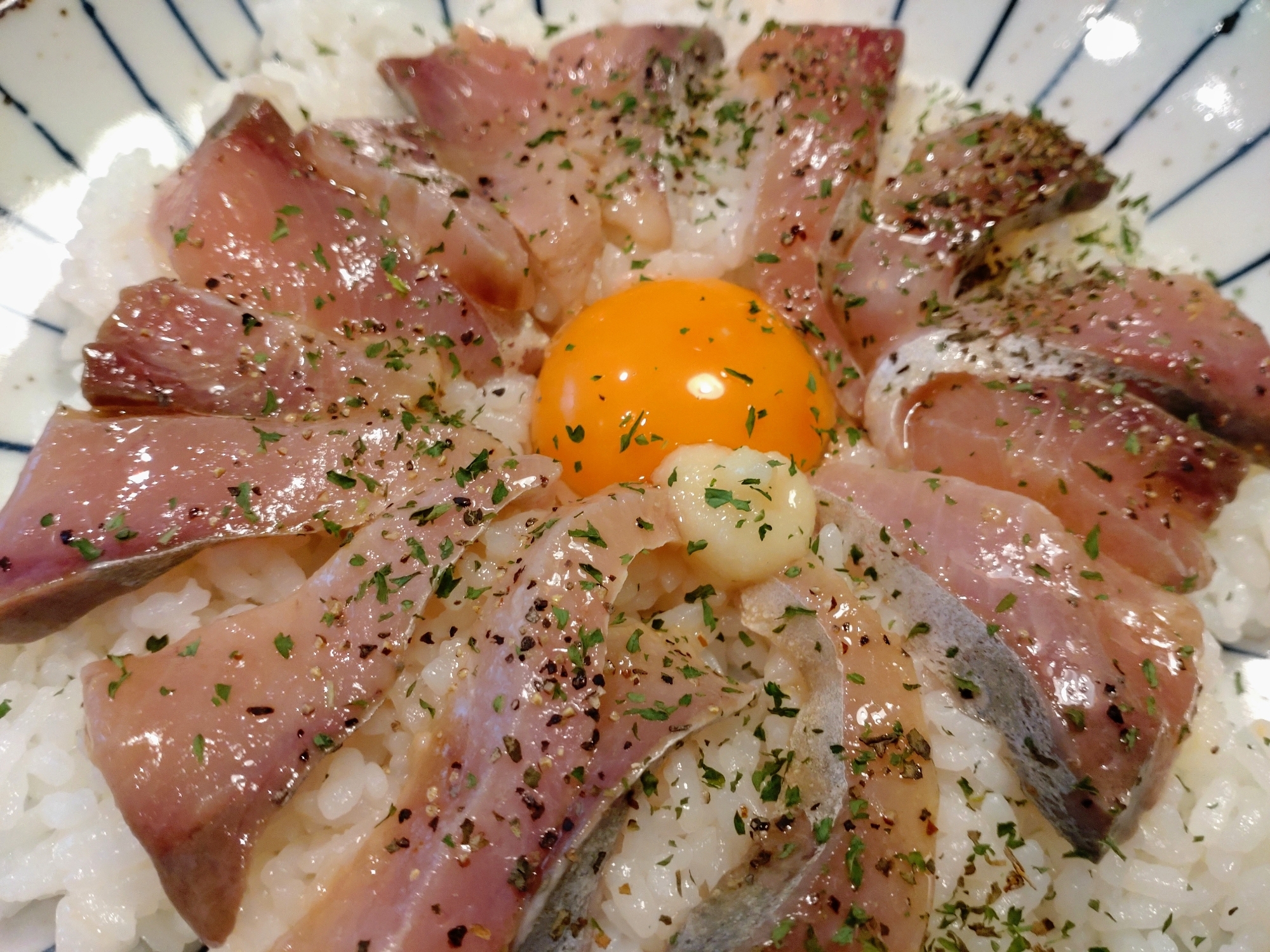 洋風海鮮丼☆カルパッチョライス☆