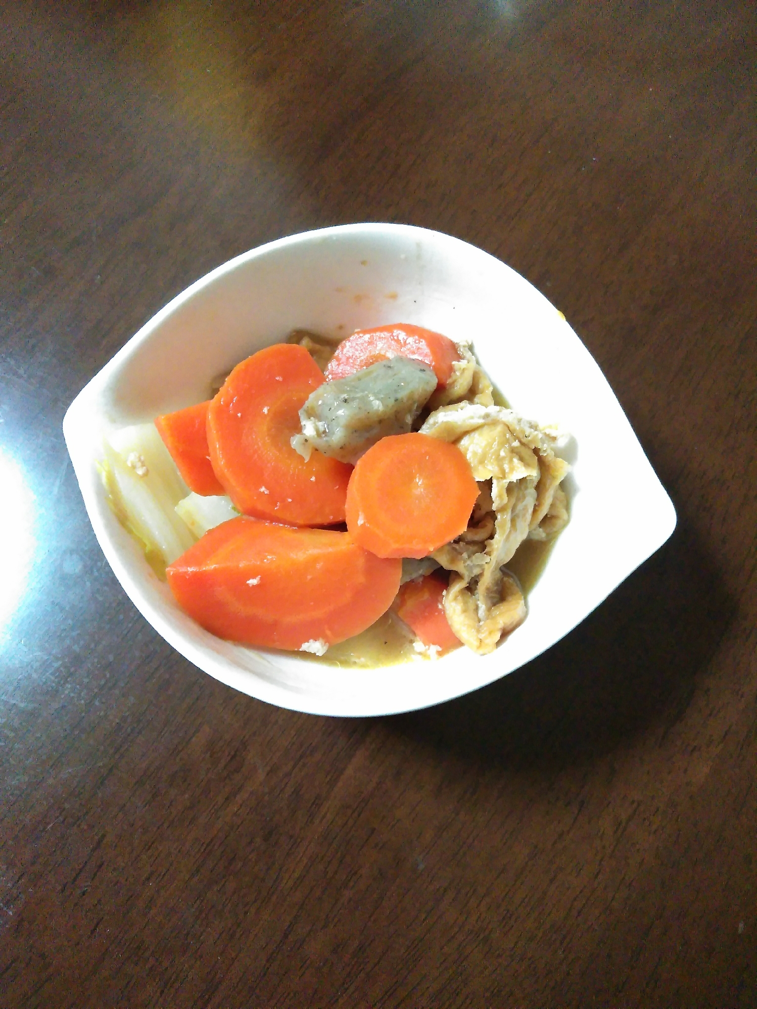 にんじんと薄揚げのスープ