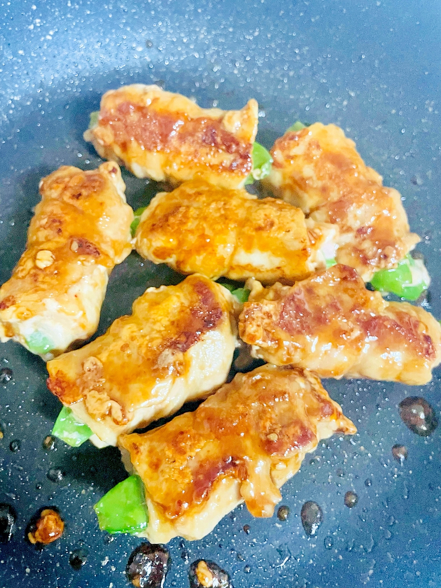 スナップえんどうの肉巻き