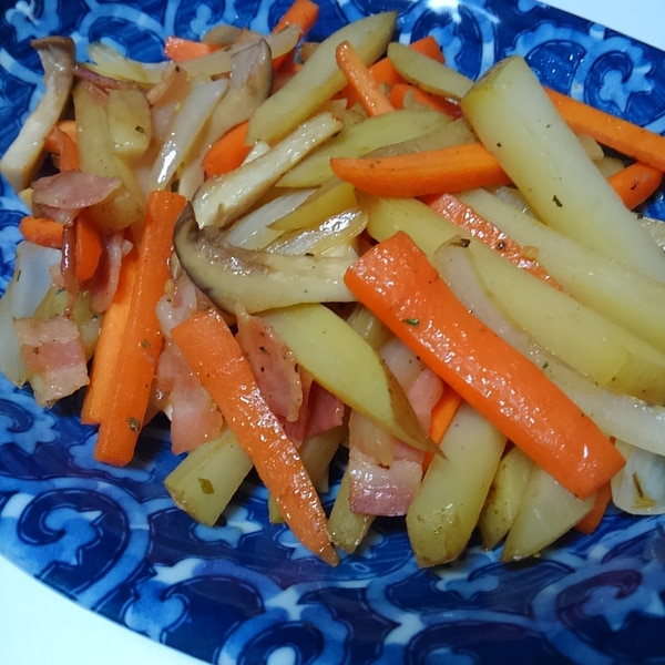 人参じゃがいものコンソメ炒め レシピ 作り方 By 1つ 楽天レシピ 人参じゃがいものコンソメ炒め レシピ 作り方 By 1つ 楽天レシピ