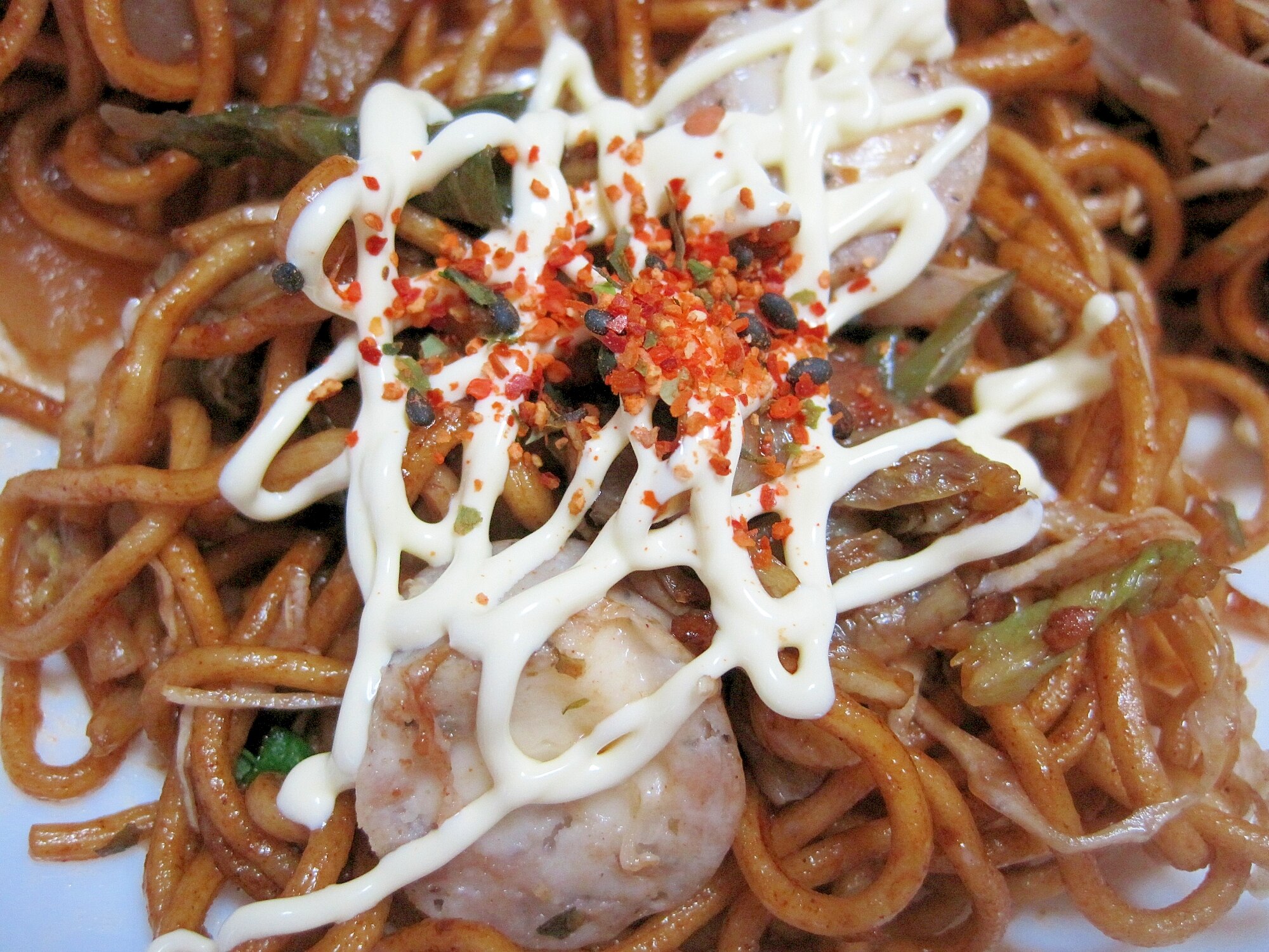 濃厚マヨ七味焼きそば レシピ・作り方 by yukkiy8 - 楽天レシピ