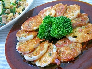 サクサク食感!レンコンチーズ焼き