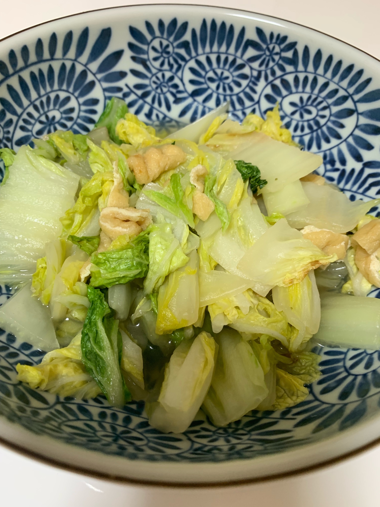 白菜と油揚げのサッと煮