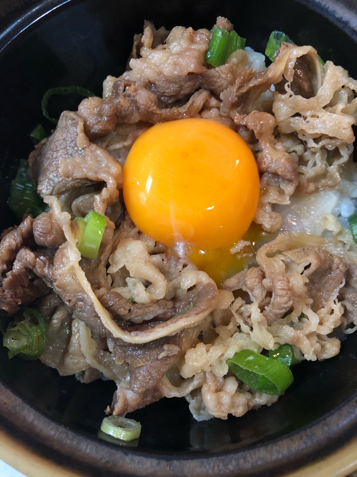 月見牛丼^_^