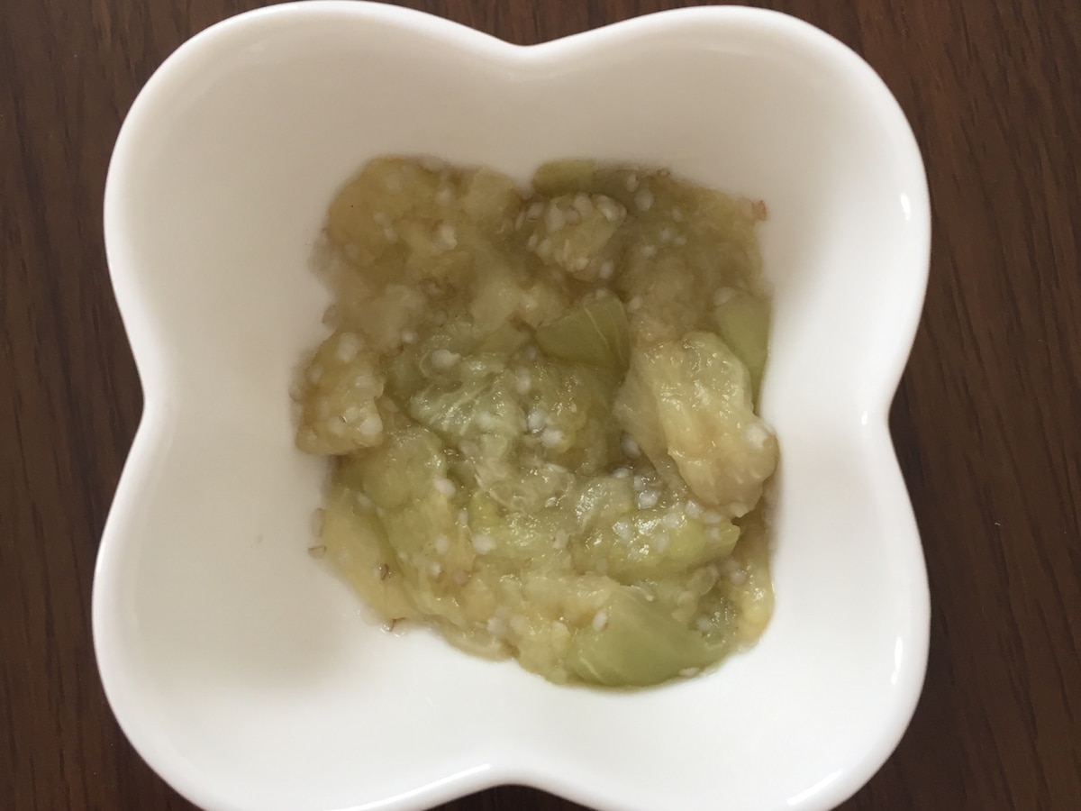 離乳食中期 なすの下ごしらえ レシピ 作り方 By Nozenkazra 楽天レシピ 離乳食中期 なすの下ごしらえ レシピ 作り方 By Nozenkazra 楽天レシピ