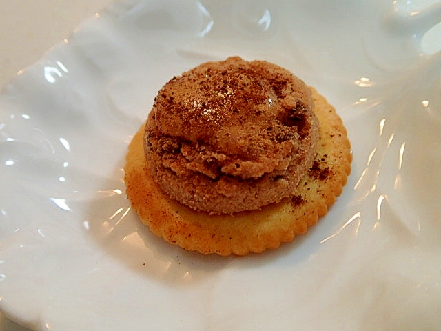 チョコチップクッキーのハニー珈琲シナモンリッツ