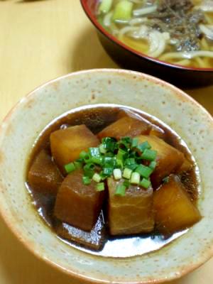 大根だけ すき焼きのタレで簡単煮物 レシピ 作り方 By はちわれ413 楽天レシピ