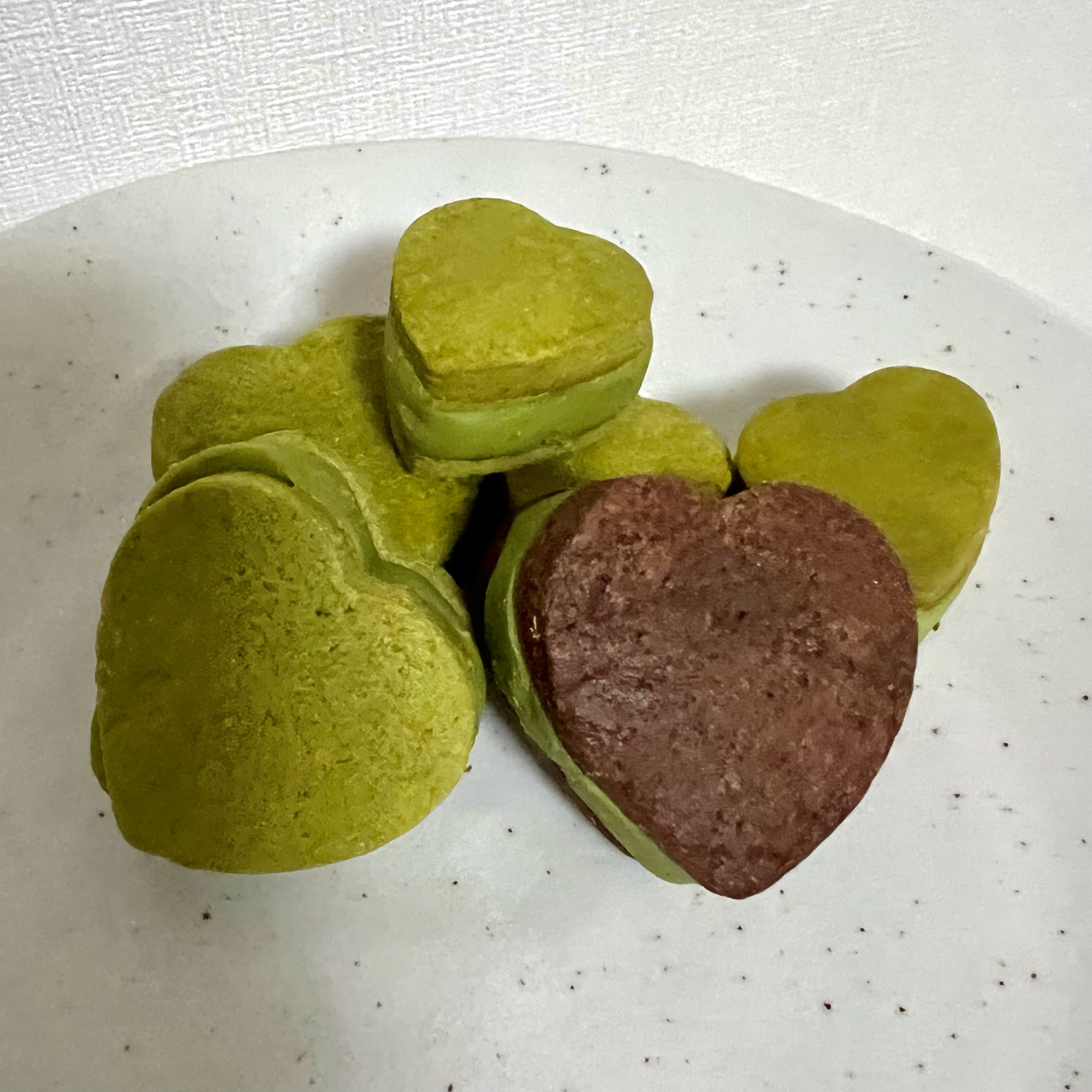 抹茶のガナッシュクッキー
