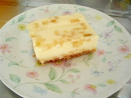 簡単レアチーズケーキ