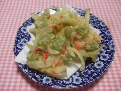 こんにちは～＾＾
そら豆の食感が残っててとっても美味しかったよ～❤相性バッチリの組み合わせだね♪
こっちはまだ風が冷たいけど、暑くなっても食欲もりもりだよ～♫