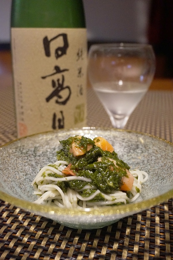 【宮城食材】サーモンとギバサの絡み素麺