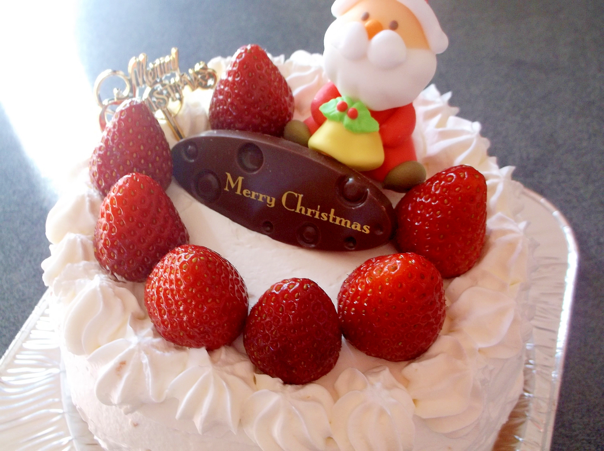 手作り★いちごのクリスマスケーキ☆