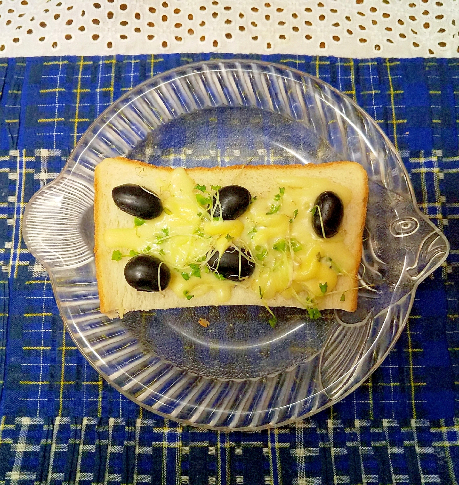 豆ピザトーストその2
