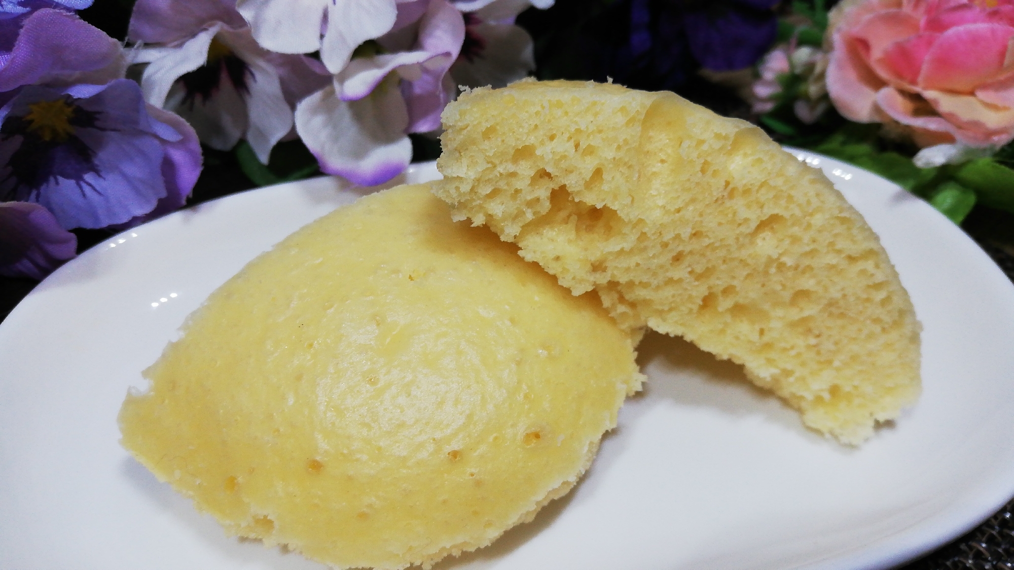 スチームオーブンで!簡単チーズ蒸しパン