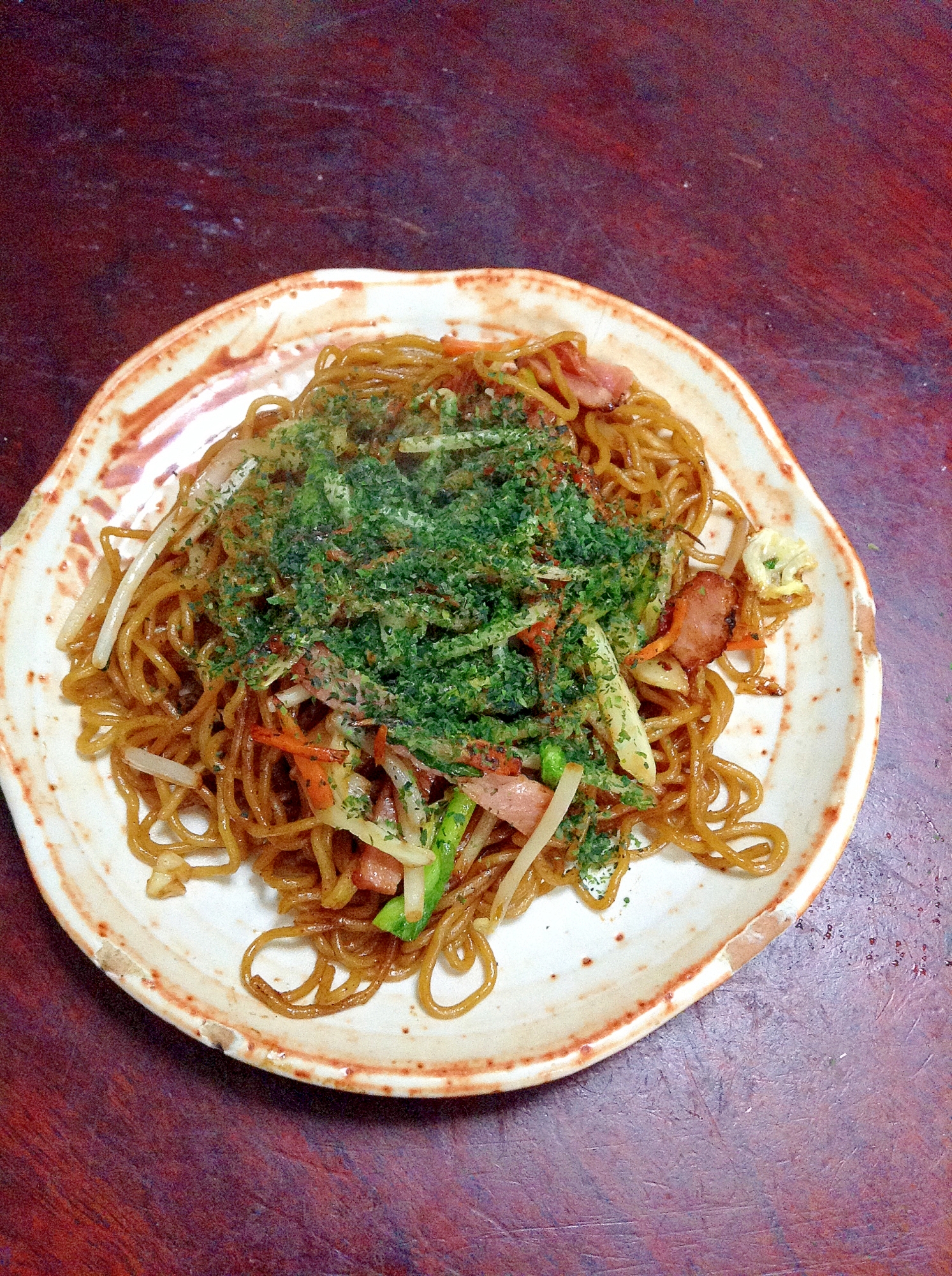 スモークハム入り☆ソース焼きそば【今日の献立】