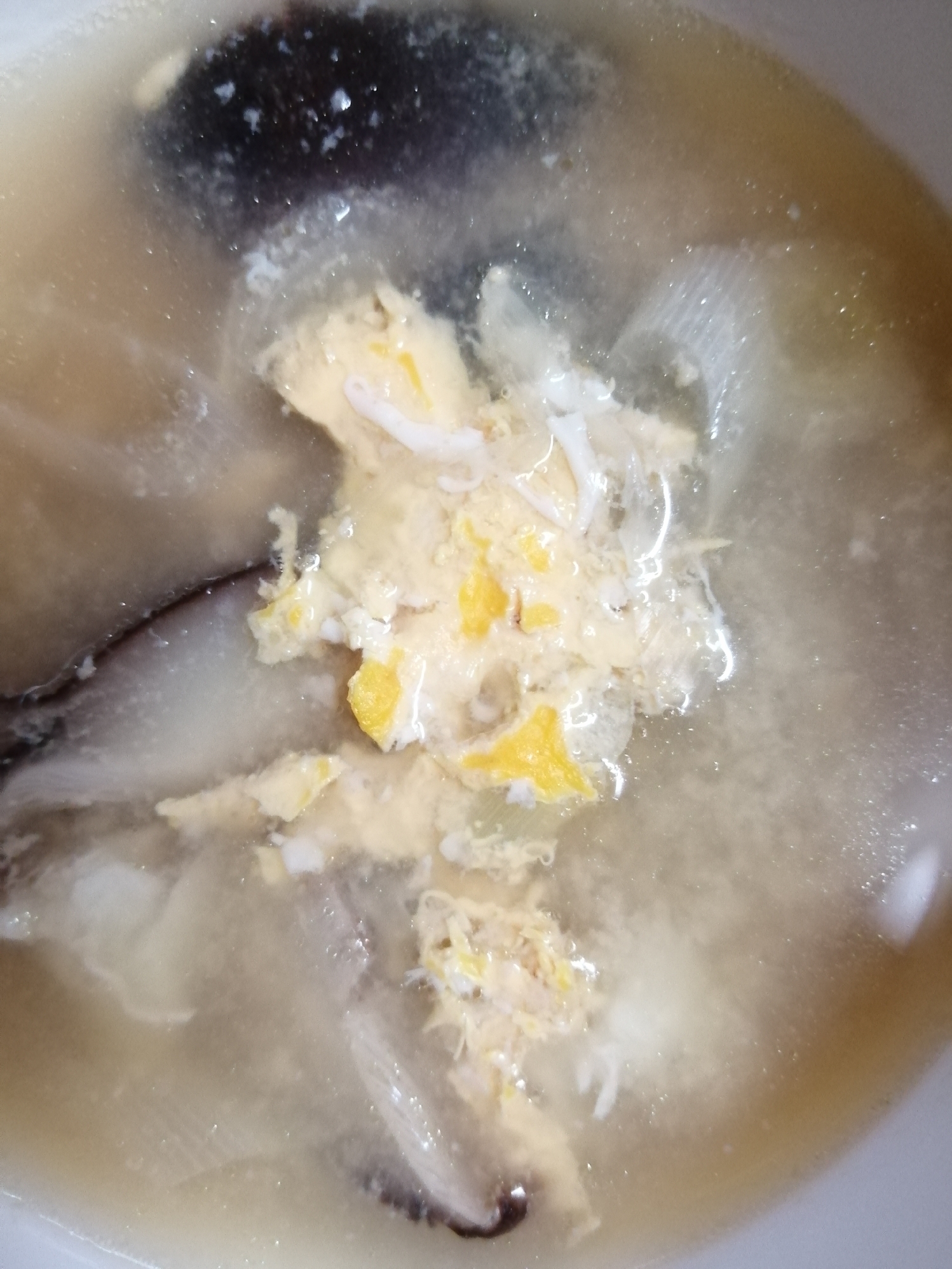 椎茸の卵スープ