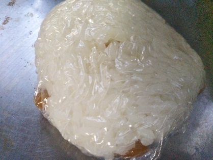 大豆でおにぎり