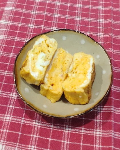 ノンオイル★簡単♪レンジで卵焼き