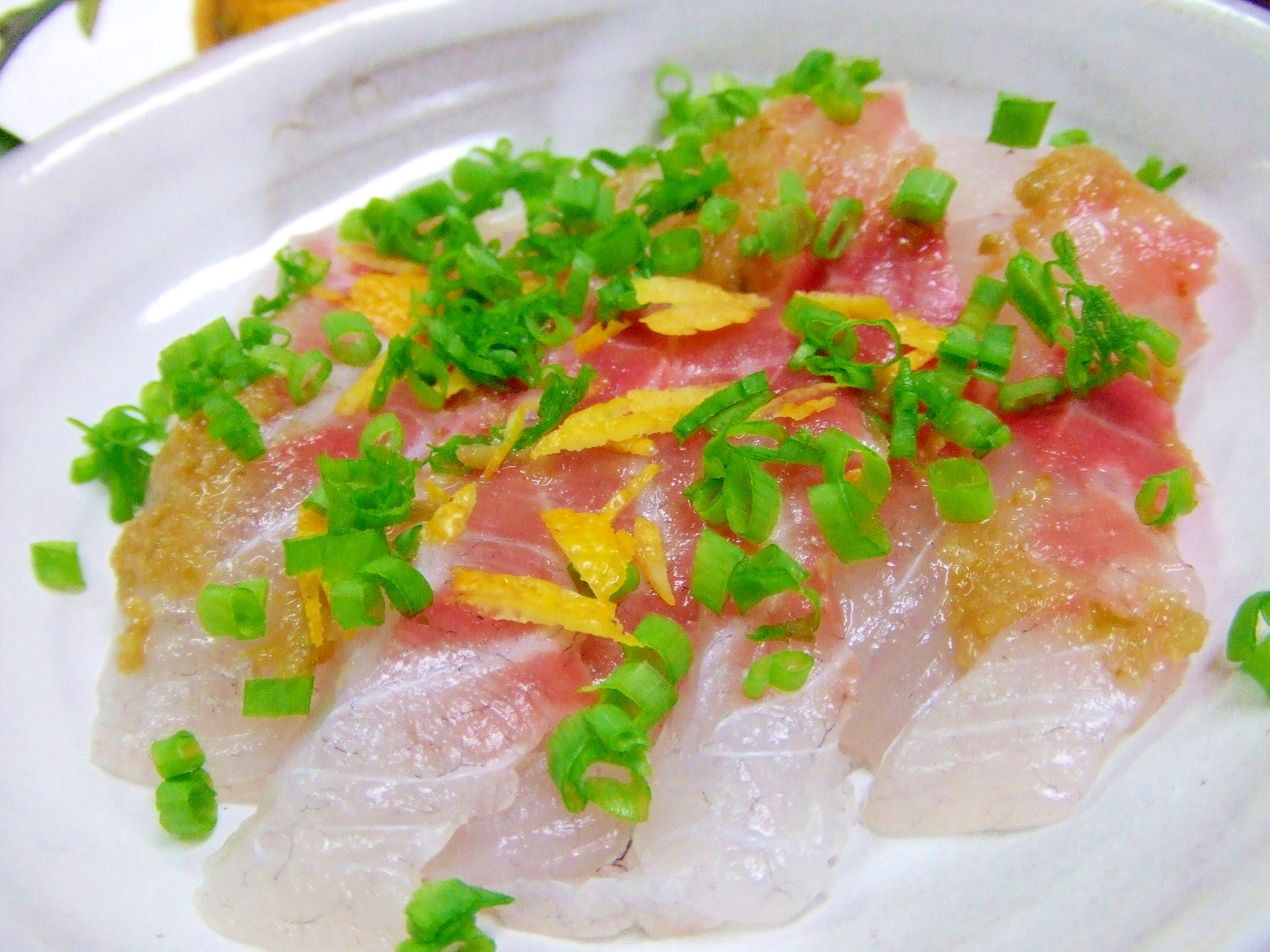 柚子胡椒で鯛の刺身 レシピ 作り方 By Iihi009 楽天レシピ 柚子胡椒で鯛の刺身 レシピ 作り方 By Iihi009 楽天レシピ