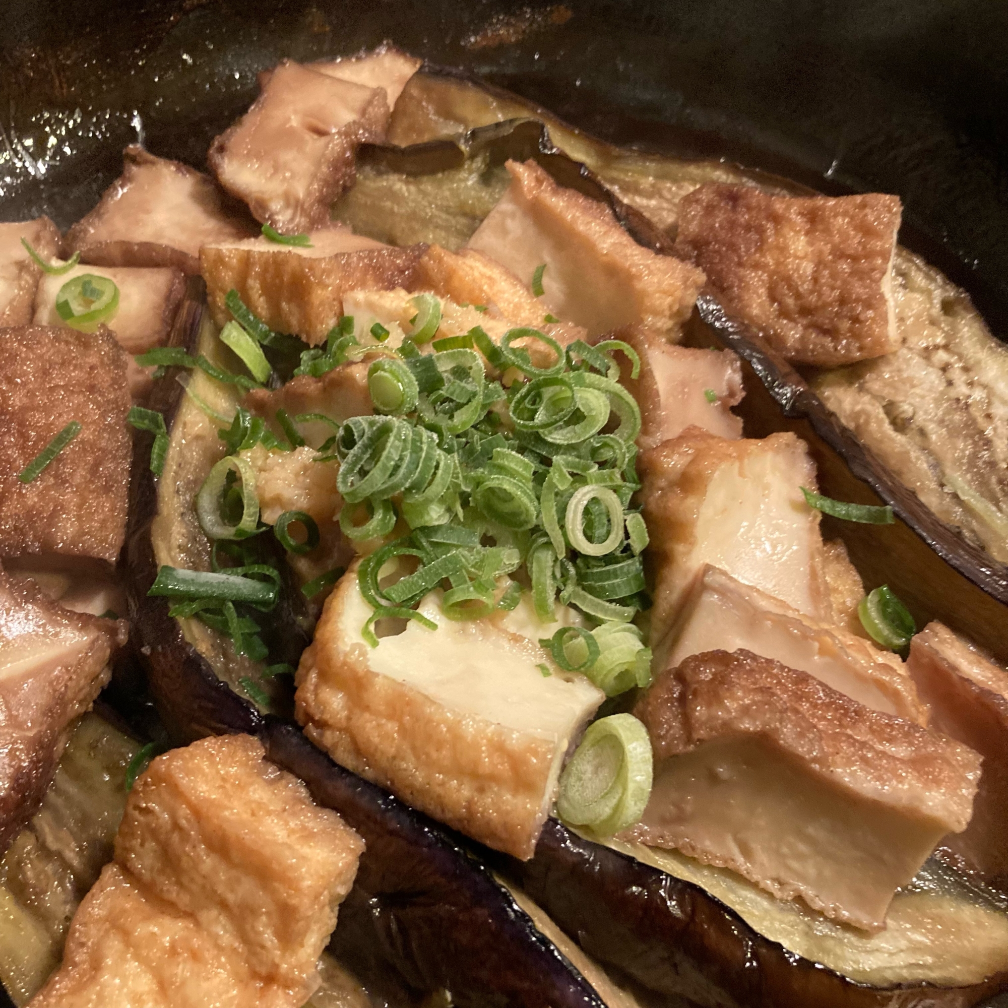 茄子と厚揚げの煮物