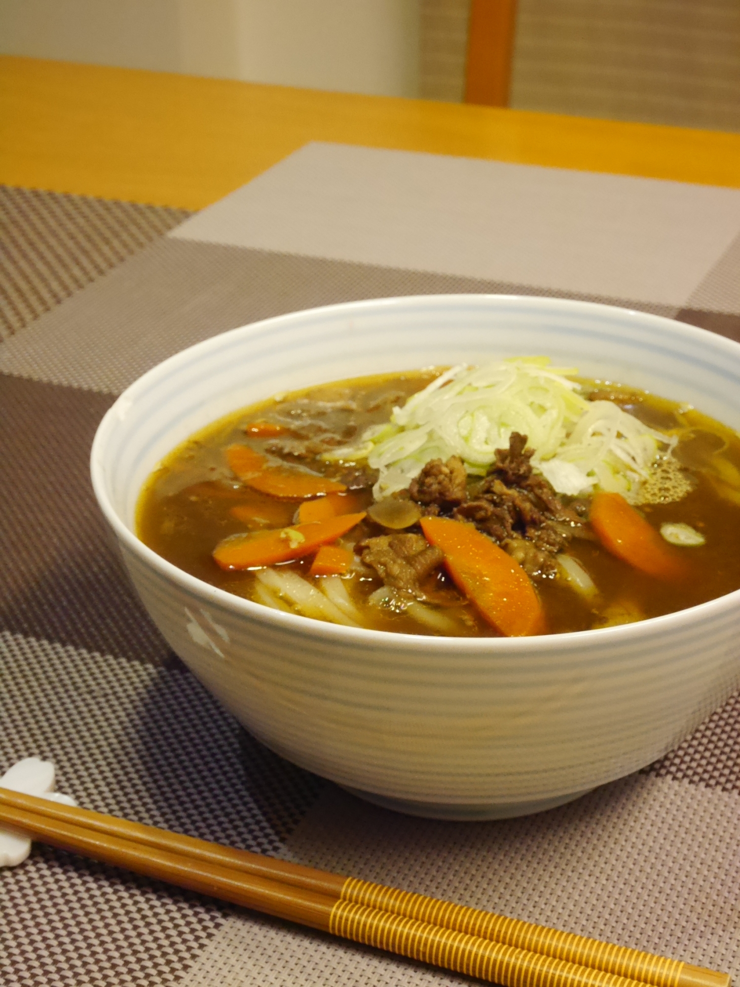 残りもののカレー＋めんつゆでリメイク★カレーうどん