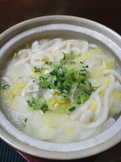 みぞれ鍋焼きうどん