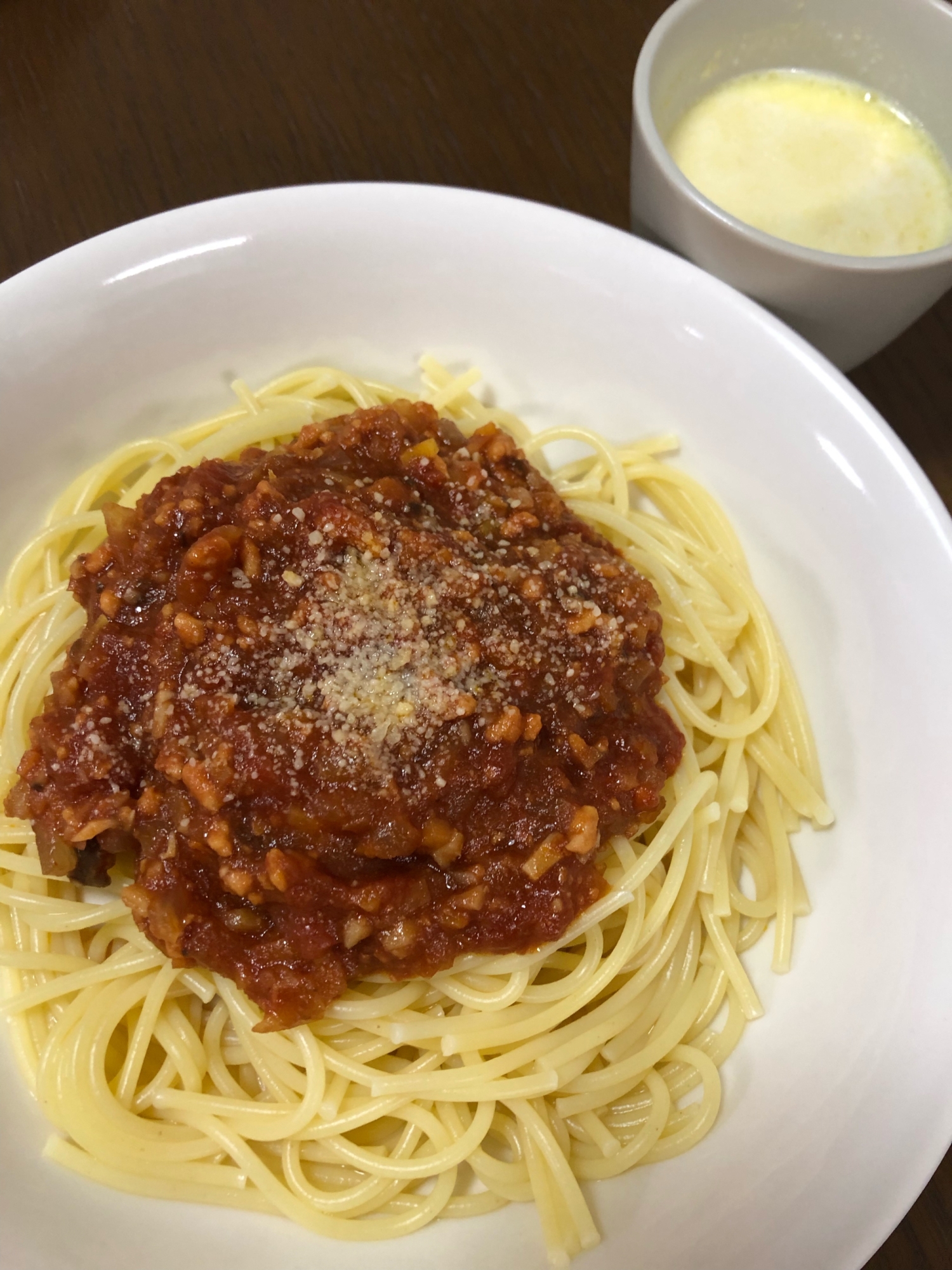 【幼児食】親子で根菜ミートパスタ