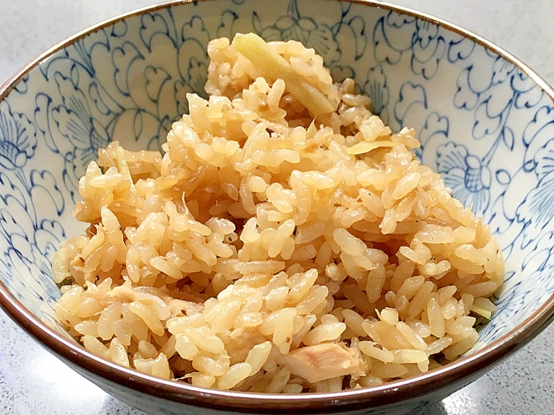 【簡単】ツナと針生姜の炊き込みご飯