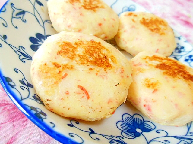 ❤カニかまと牛蒡と粉チーズの芋餅❤